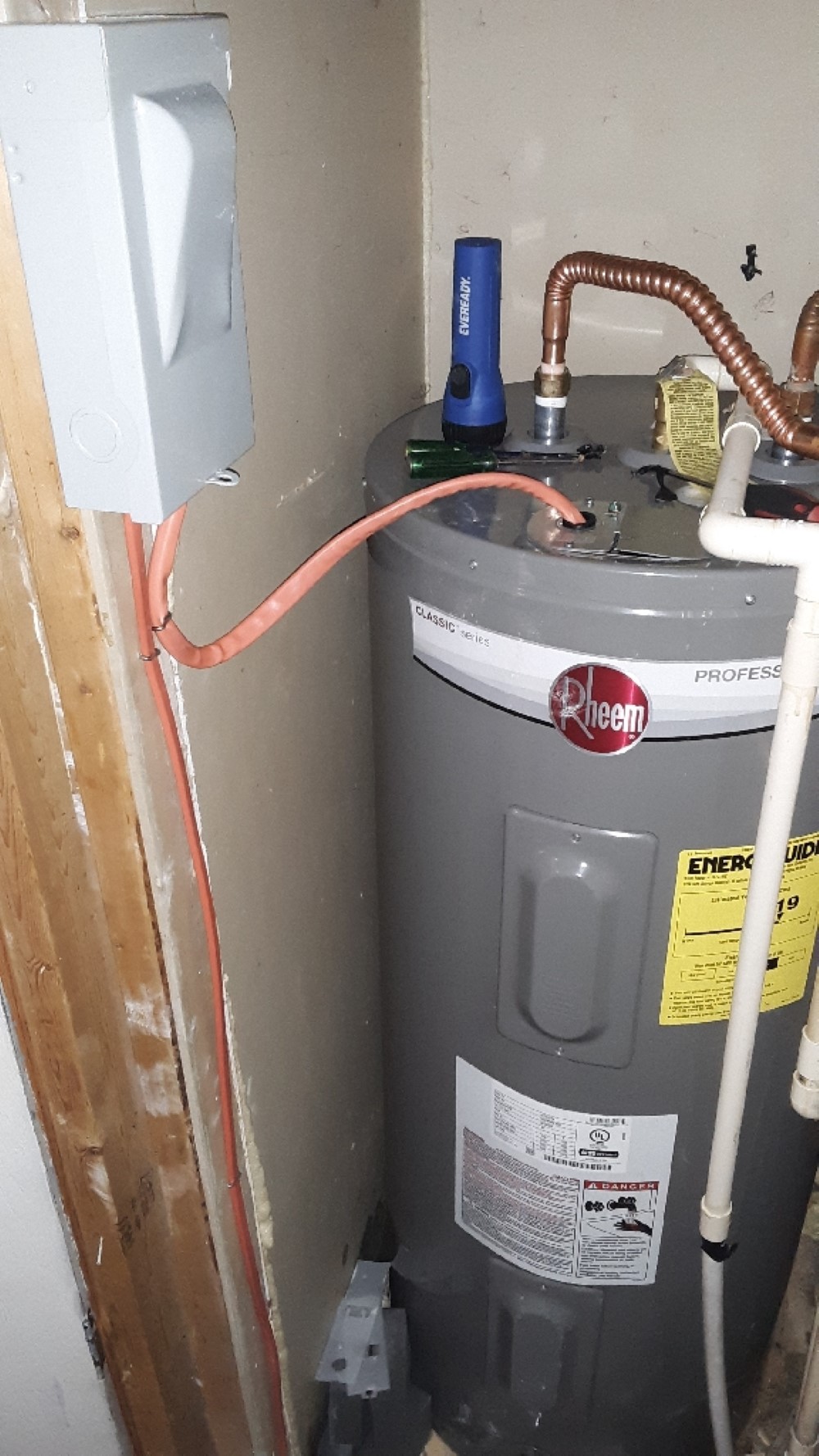 Water Heater New Circuit